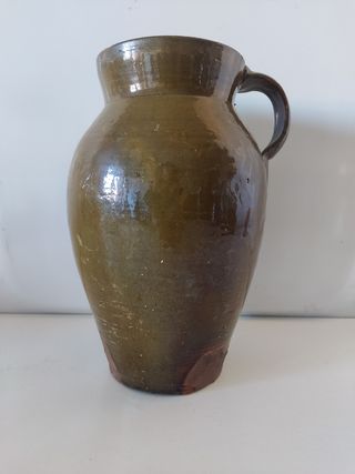 ANTIGUA JARRA SIGLO XIX CERÁMICA ARAGONESA 