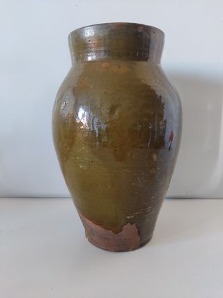 ANTIGUA JARRA SIGLO XIX CERÁMICA ARAGONESA 