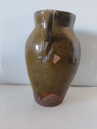 ANTIGUA JARRA SIGLO XIX CERÁMICA ARAGONESA 