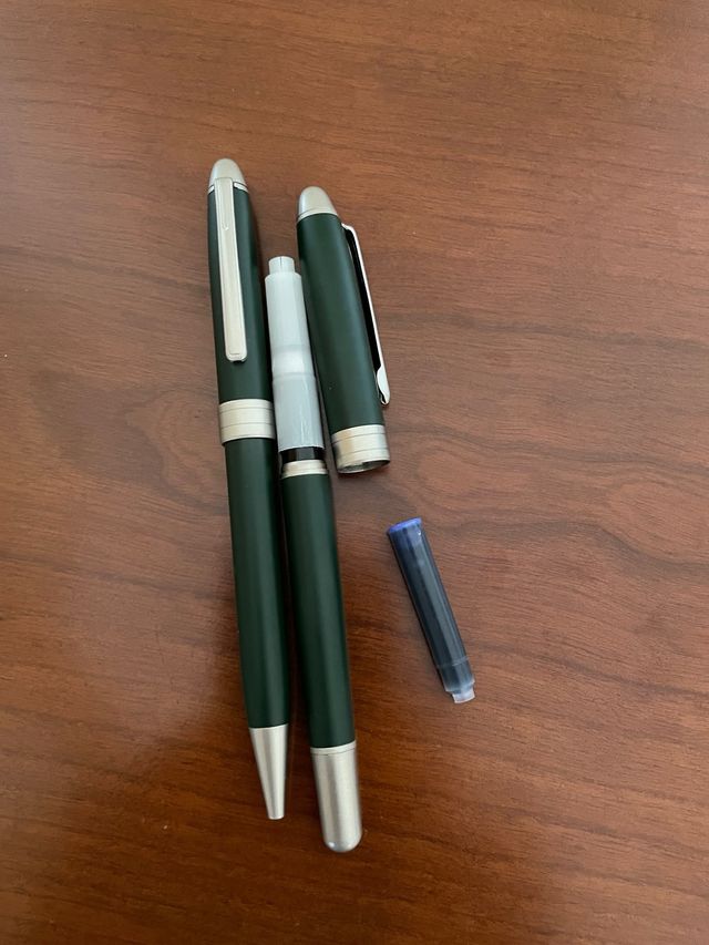 Pluma estilográfica y bolígrafo 