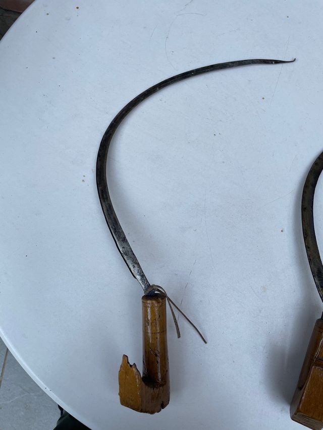 Oz aixada pátina antigua