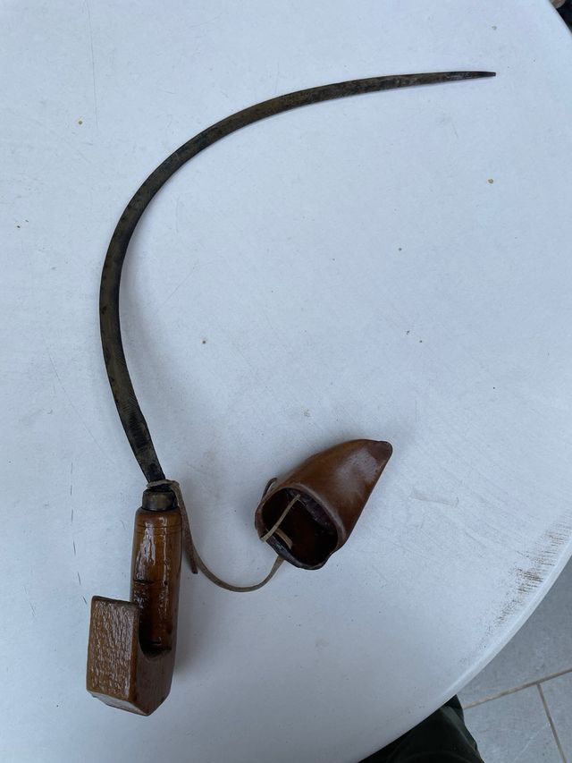 Oz aixada pátina antigua