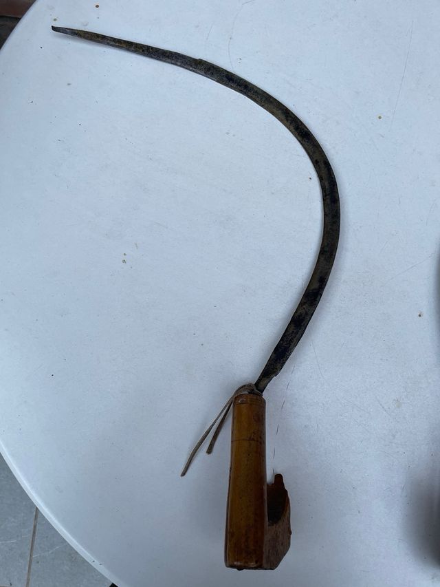 Oz aixada pátina antigua