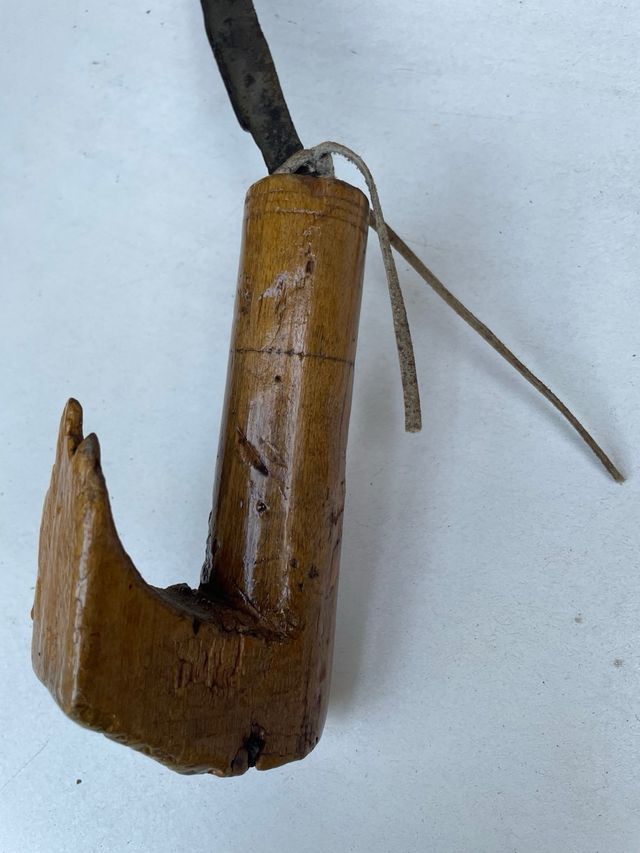 Oz aixada pátina antigua