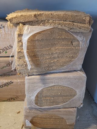 Aislante eco fibra de madera, sobrante mas barato