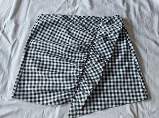 Minifalda de cuadros vichy de Zara Trafaluc