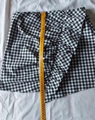Minifalda de cuadros vichy de Zara Trafaluc