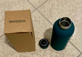 SKODA - BORRACCIA-THERMOS-ORIGINALE-ACCIAO INOX
