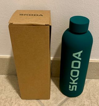 SKODA - BORRACCIA-THERMOS-ORIGINALE-ACCIAO INOX