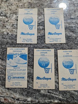 Cromos Baloncesto ACB España