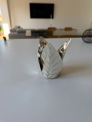 Portavelas plateado Zara Home