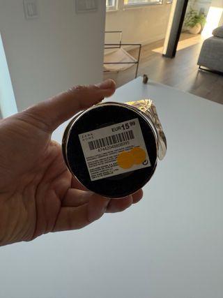 Portavelas plateado Zara Home