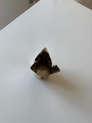 Portavelas plateado Zara Home