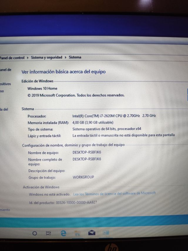 HP Elitebook 2560p SSD - Portátil