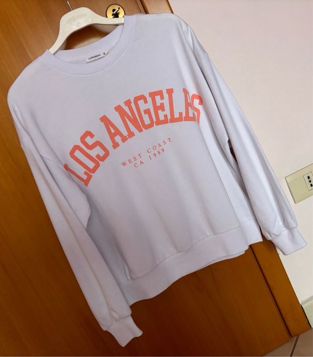Felpa Terranova Los Angeles bianca tg.4