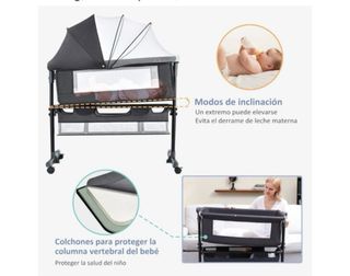 Cuna bebé plegable con ruedas