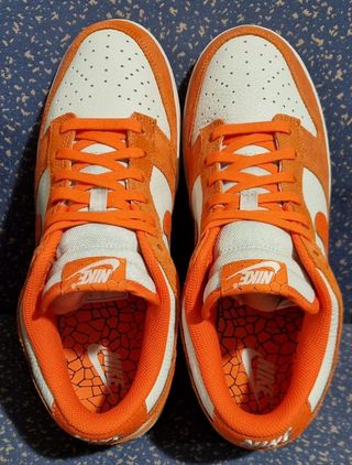 Zapatilla De Cuero Nike Dunk Low 'Cracked Orange' 