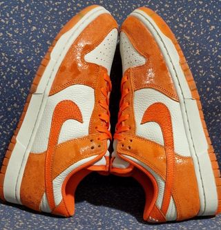Zapatilla De Cuero Nike Dunk Low 'Cracked Orange' 