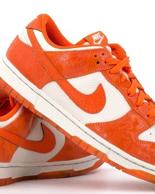 Zapatilla De Cuero Nike Dunk Low 'Cracked Orange' 