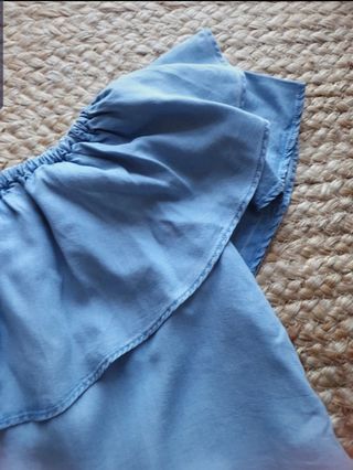 Blusa volantes mujer.