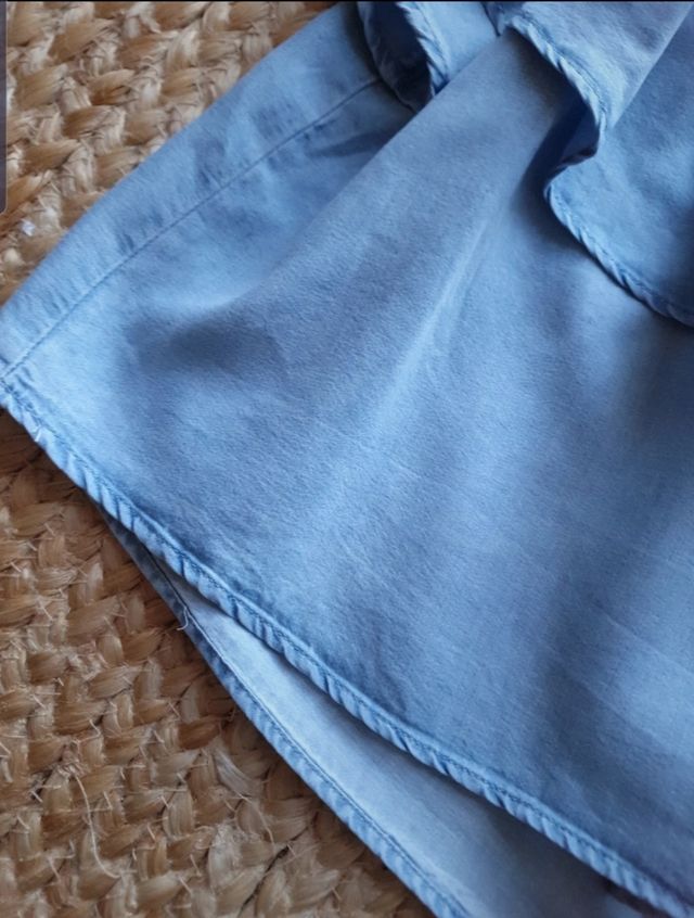 Blusa volantes mujer.