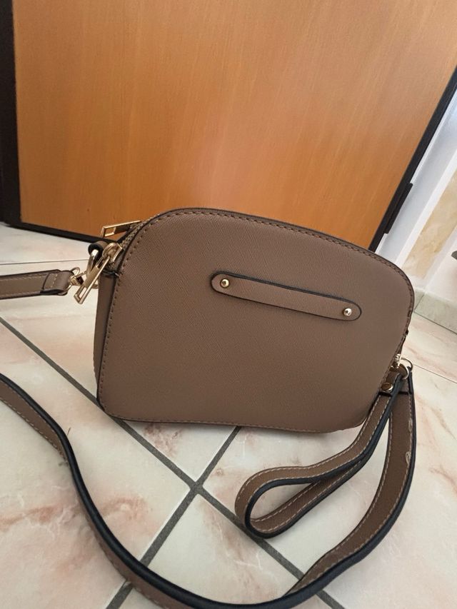 Borsetta a tracolla beige