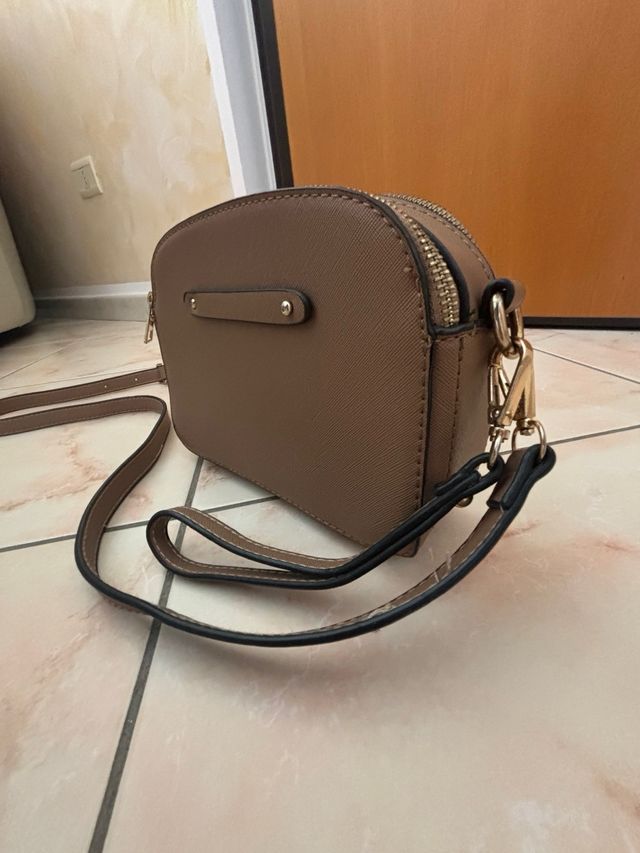 Borsetta a tracolla beige