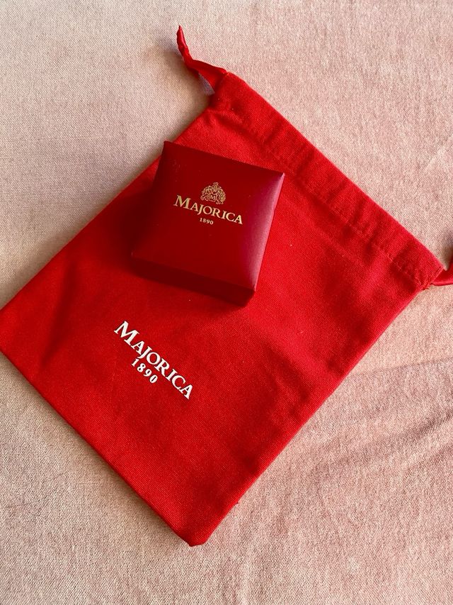 Anillo Majorica perla blanca - oro