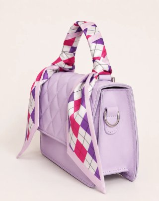 Bolso acolchado + pañuelo