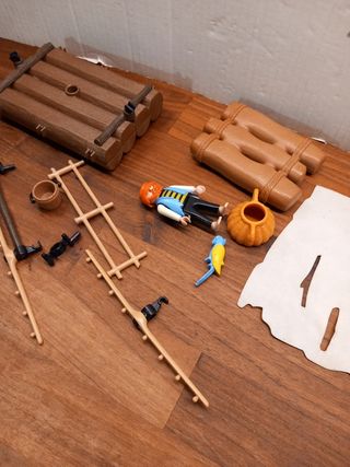 Playmobil Zattera Pesca: Accessori