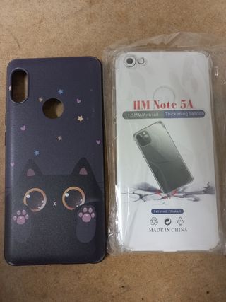 Fundas Xiaomi Redmi Note 5A - 2uds