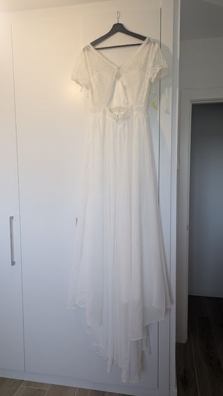 Vestido de novia boho de Milanoo - Talla 44