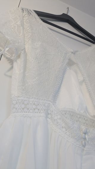 Vestido de novia boho de Milanoo - Talla 44