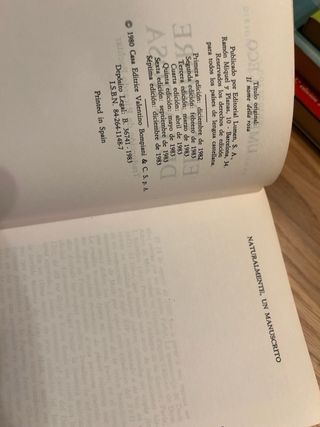 Pack2 libros:Diario de Anne Frank/El nombre de la rosa