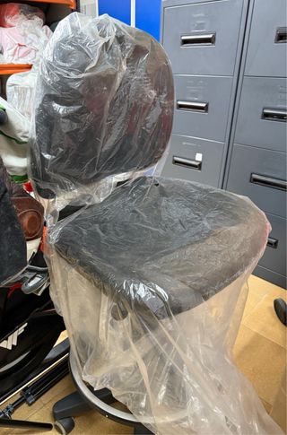 Mesa dibujo + taburete blanca