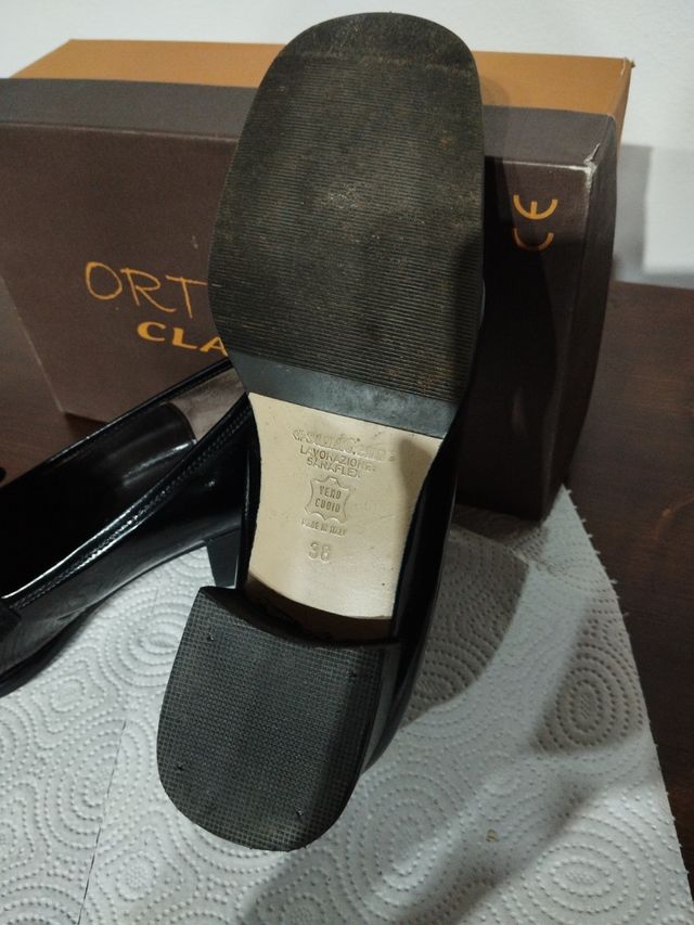 Scarpe in pelle nere comode