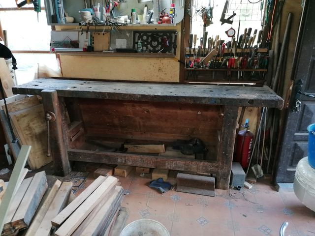 Banco carrpinteria desmontable