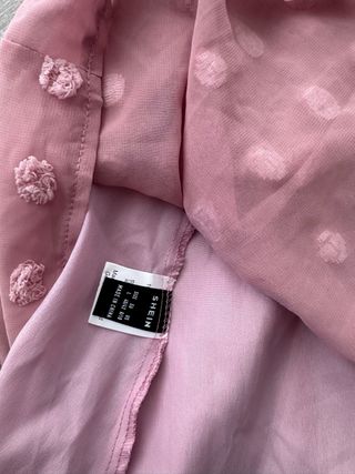 Vestido rosa Shein  NUEVO sin etiqueta Talla L