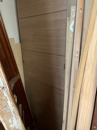 Puerta interior madera 4 paneles