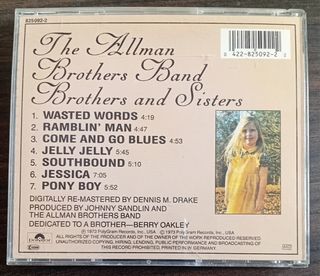 The Allman Brothers Band - Brother and Sisters CD