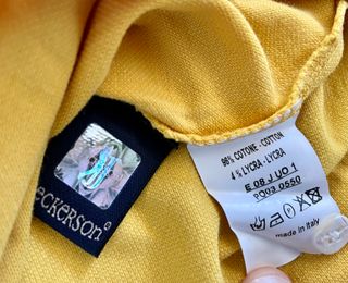 Jeckerson Polo Shirt Uomo Cotone Giallo Tg. M