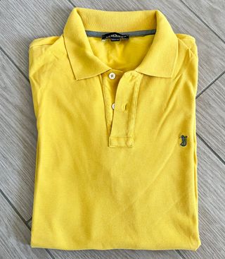 Jeckerson Polo Shirt Uomo Cotone Giallo Tg. M