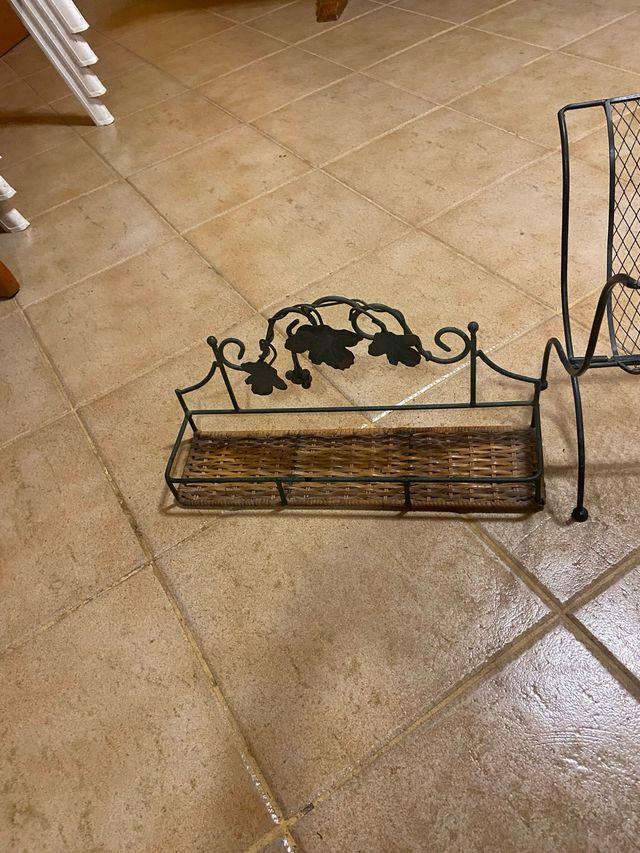 Revistero y especiero vintage