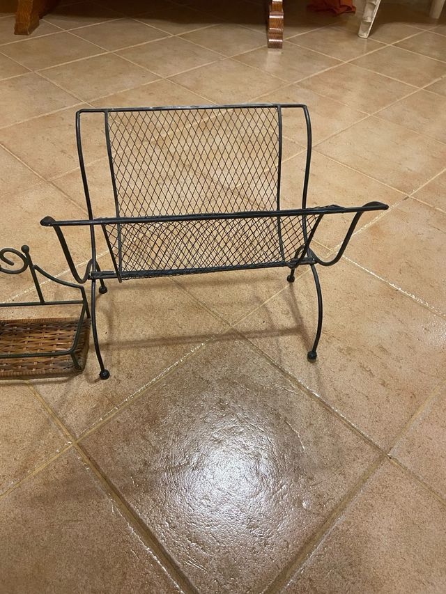 Revistero y especiero vintage