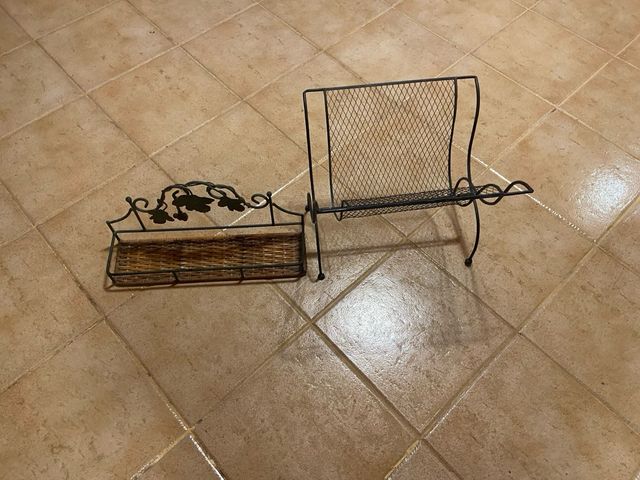 Revistero y especiero vintage