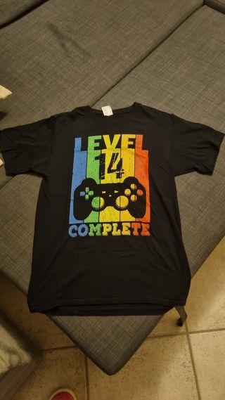 T-Shirt 14° Compleanno Gamer