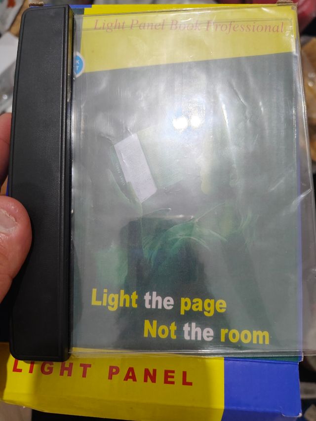 Livro de Painel de Luz de Leitura LED
