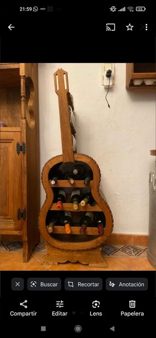 Botellero guitarra
