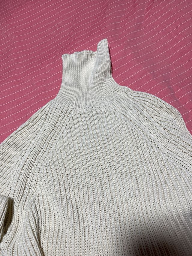 Jersey cuello vuelto 100% algodon