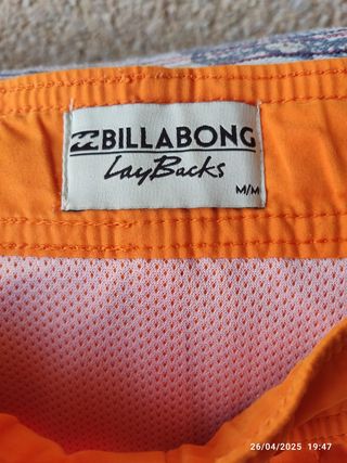 Bañador Billabong naranja-teal